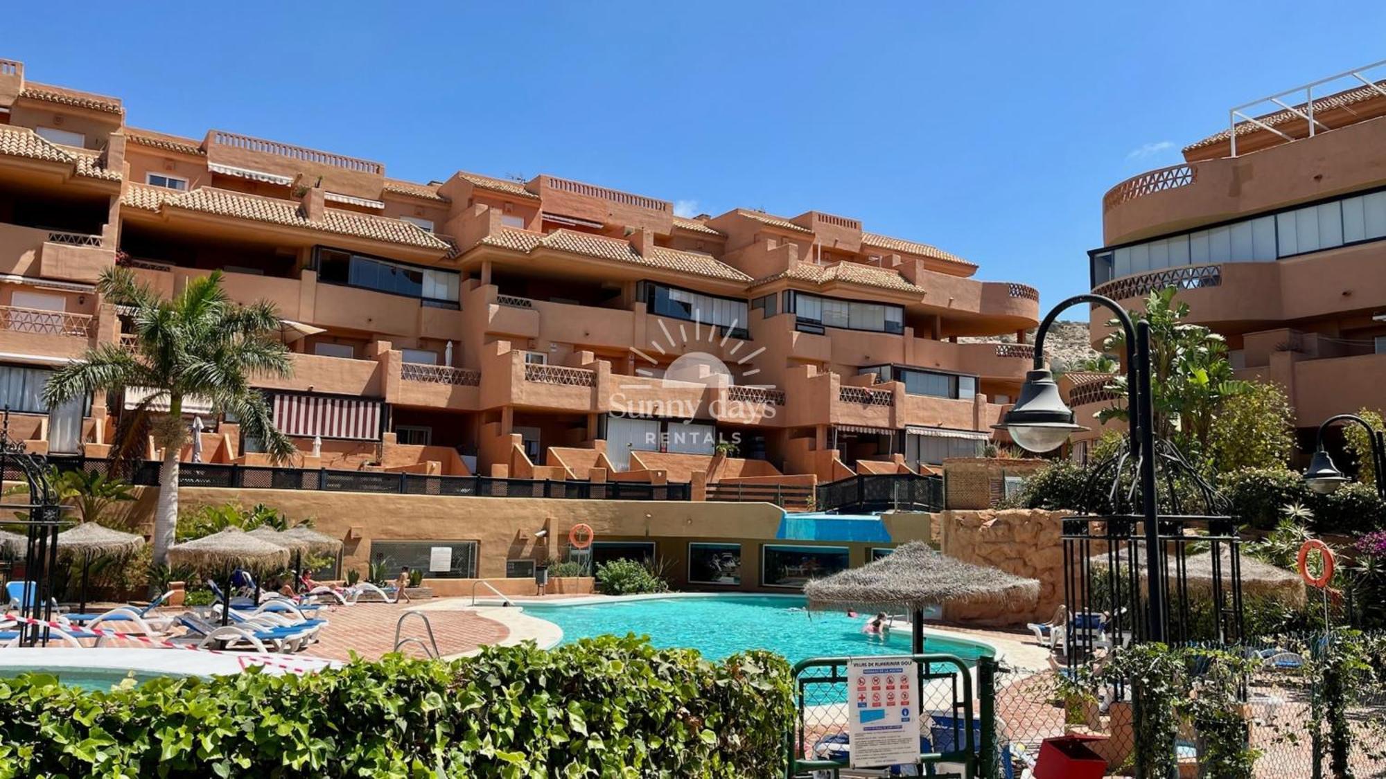 Almerimar, Terraza,Piscinas,Parking,Gym Apartment El Ejido Bagian luar foto